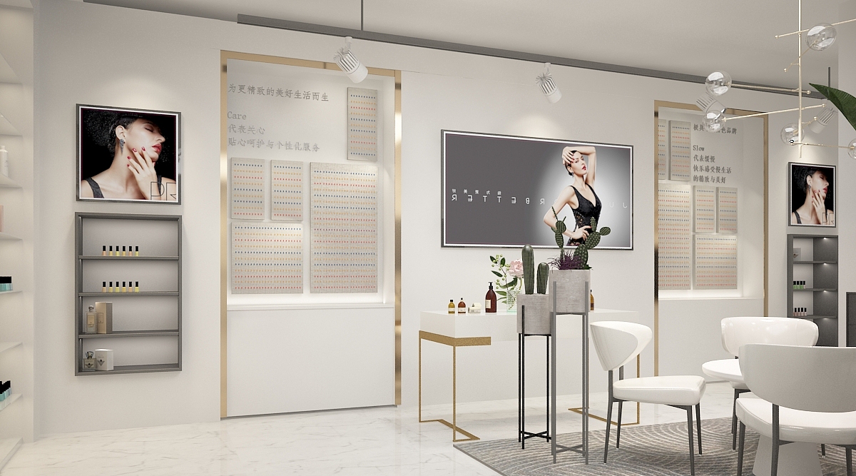 CCO化妆品 办公室&展厅设计（图ZMTY3OTM1MDY4） - 家装设计 - 站酷设计师灏哥123原创素材 - 站酷ZCOOL
