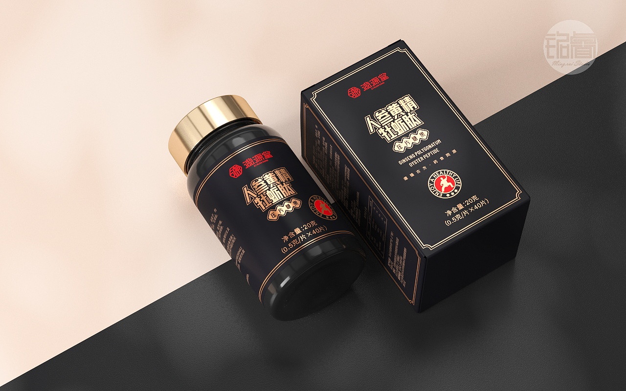 黄精牡蛎肽|男性保健品|品牌包装设计刘益铭原创作品