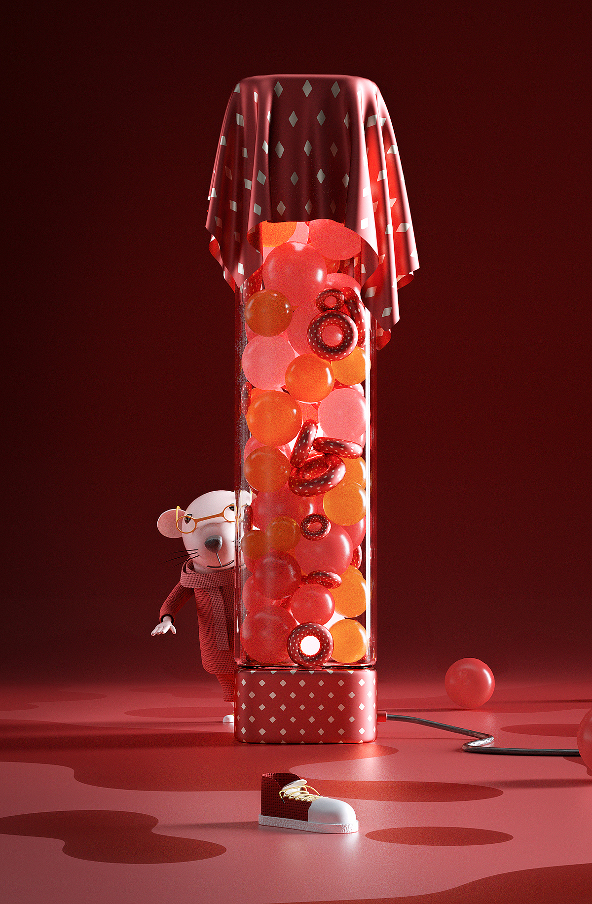 2020年1-4月三维作品整理 C4D&OC（图ZMjA0NjgxNjEy） - 场景 - 站酷设计师一凡YFAN原创素材 - 站酷ZCOOL