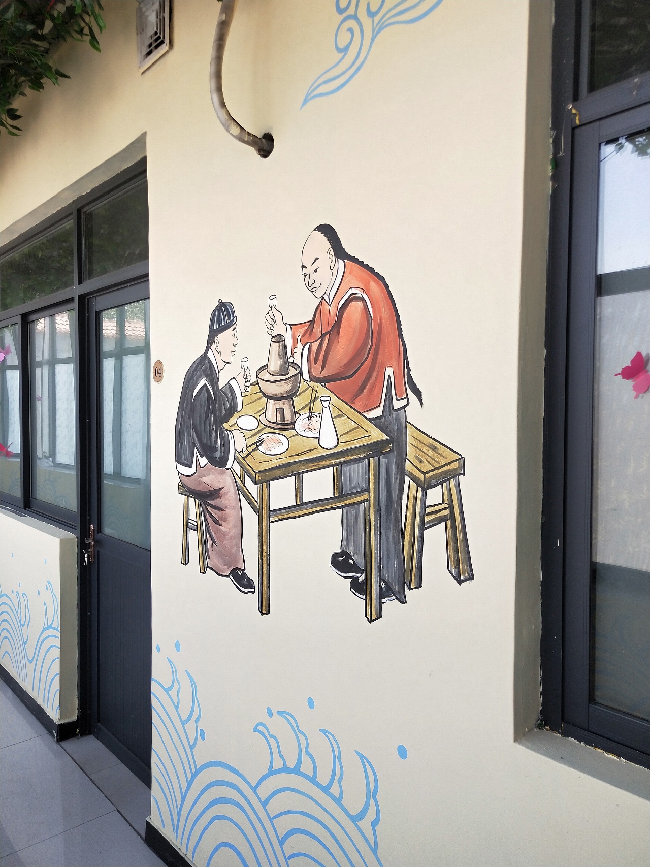 徽派风格饭店|纯艺术|绘画|河北品东装饰工程 - 原创作品 - 站酷