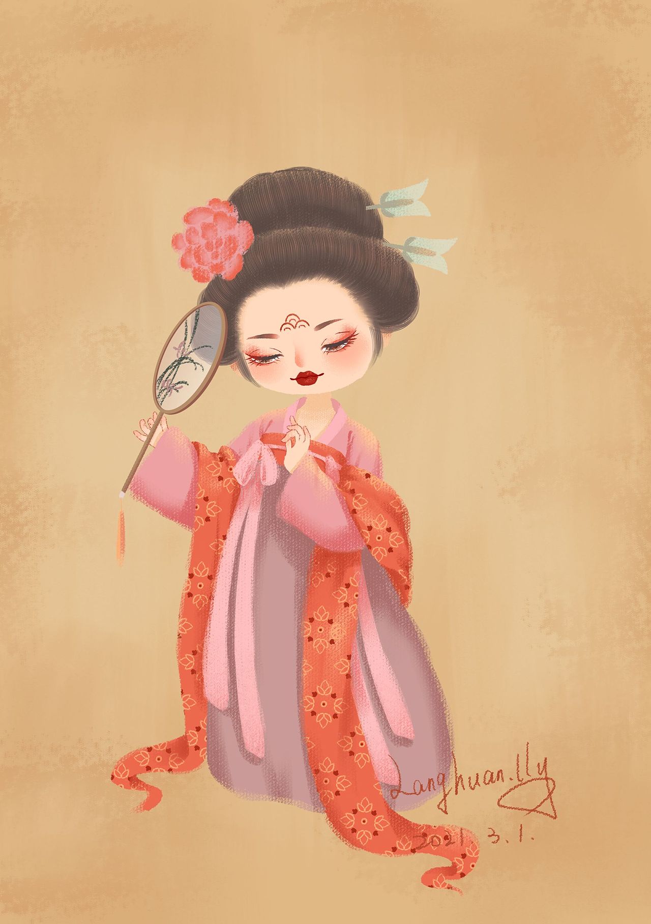 古风小可爱（图ZMjQ0OTg0ODYw） - 创作习作 - 站酷设计师langhuan_lly原创素材 - 站酷ZCOOL