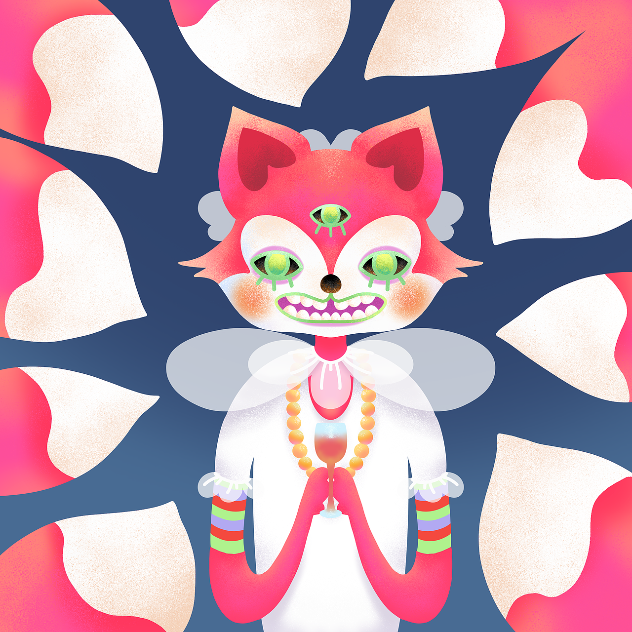 《山海异兽》——新文创插画设计/角色IP文创化（图ZMzA4MDYyOTUy） - 艺术插画 - 站酷设计师黄uu原创素材 - 站酷ZCOOL