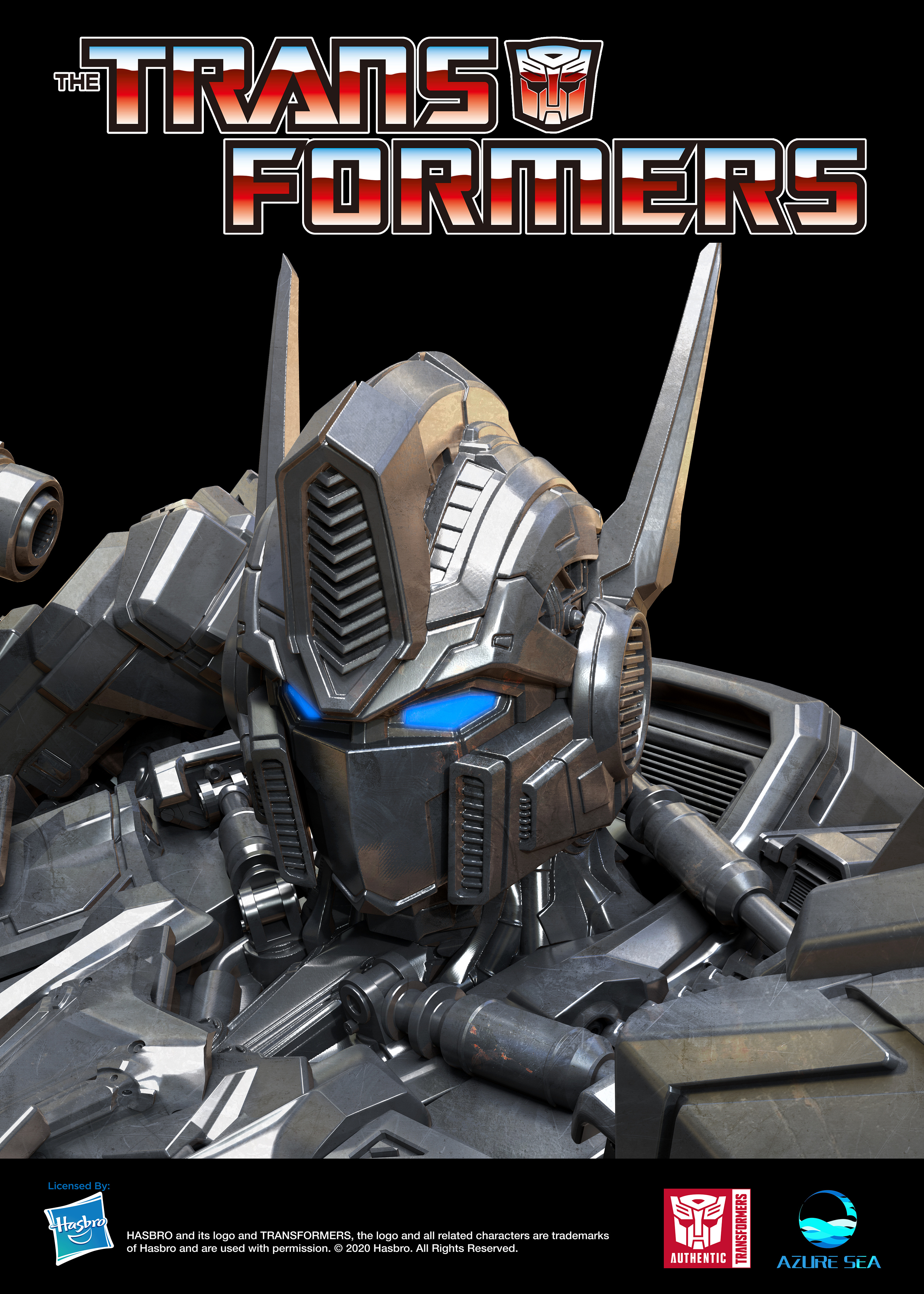 正版擎天柱雕像!