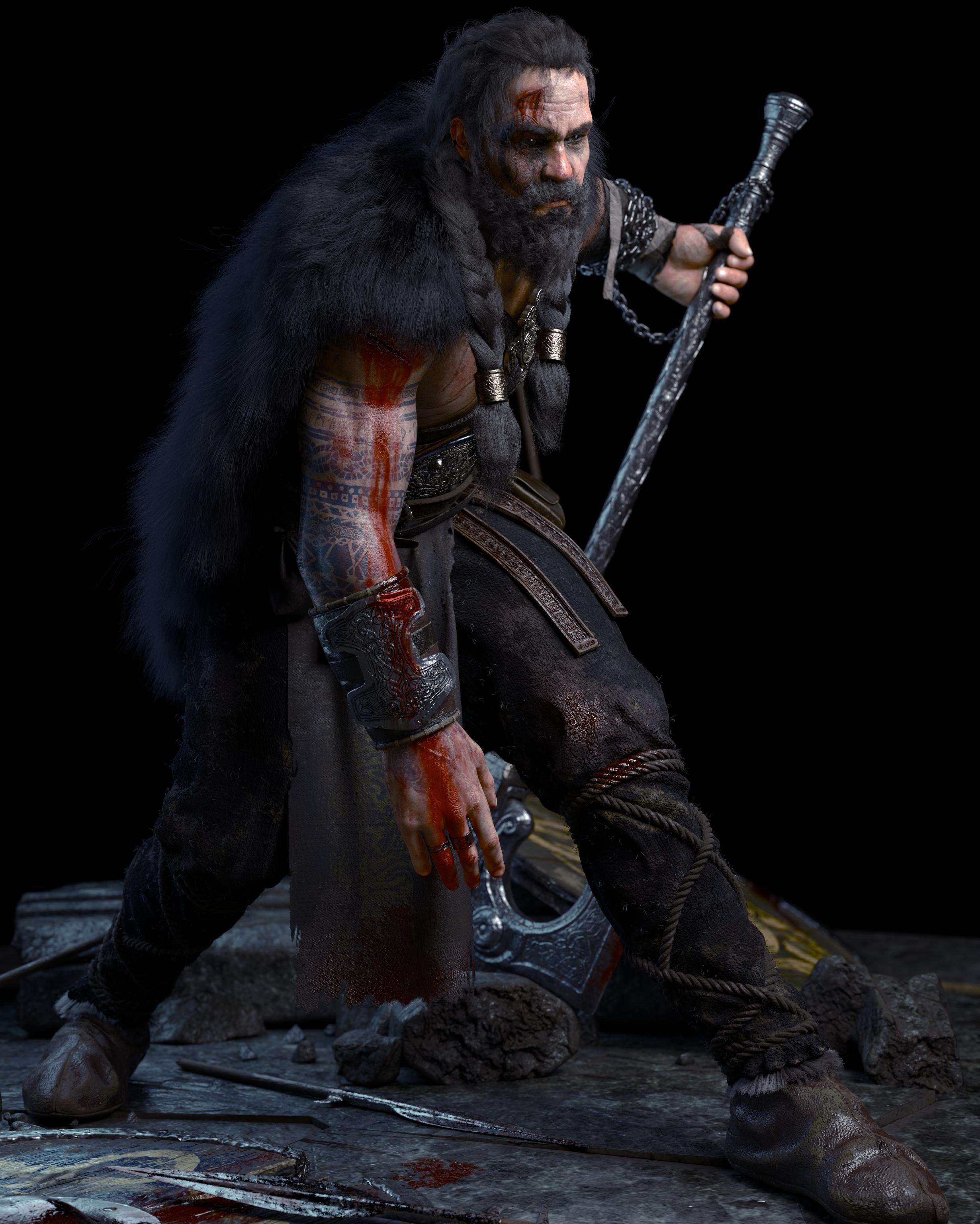 维京战士|三维|人物/生物|craste - 原创作品 - 站酷 (zcool)