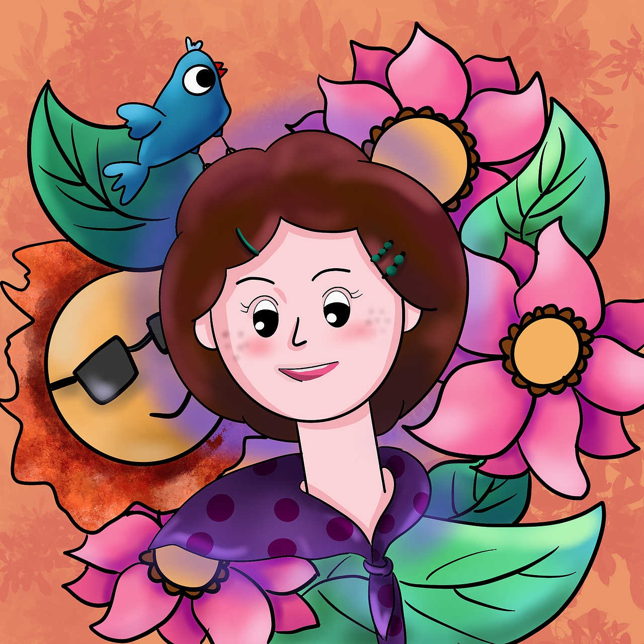 妈妈|插画|创作习作|娟拽拽_原创作品-站酷zcool