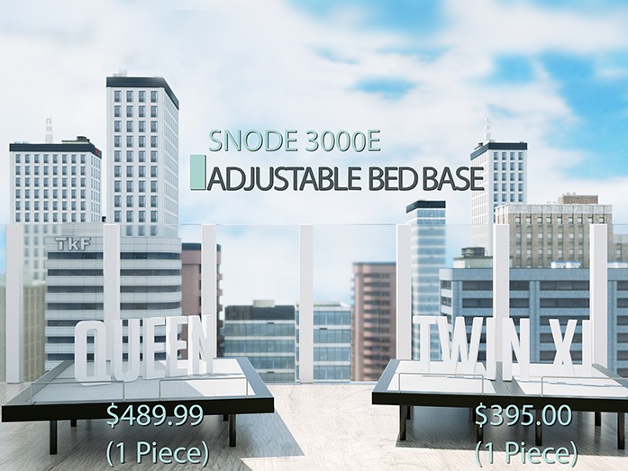 Snode 3000E ADJUSTABLE BED BASE 斯诺德可调节折叠床_Zhou星星站酷ZCOOL