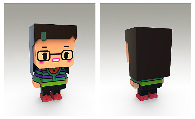 生活大爆炸_纸模型设计（图ZMTM2MTAwNTE2） - 其他手工艺 - 站酷设计师纸模设计师JENTC原创素材 - 站酷ZCOOL