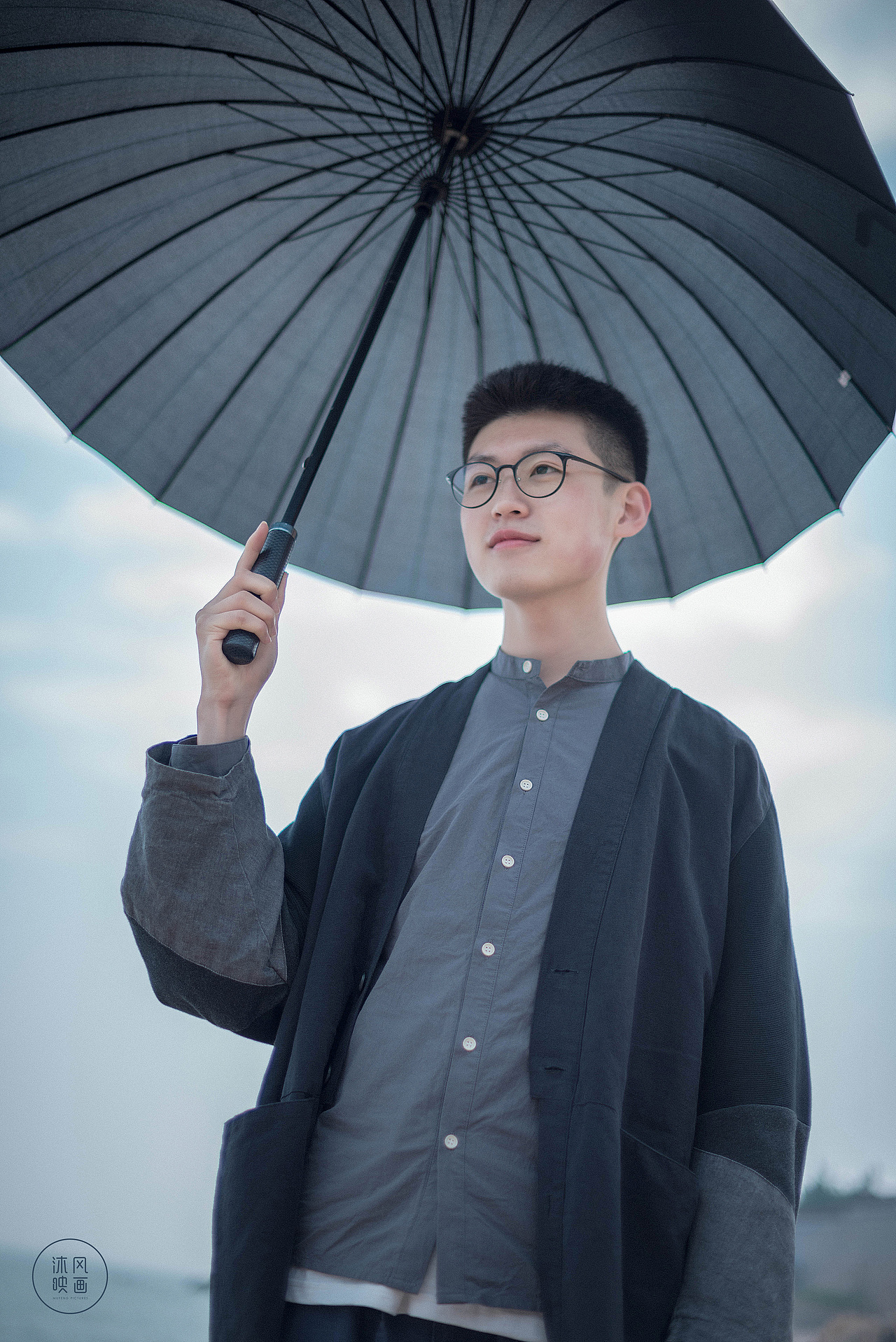 海边日系清新人像