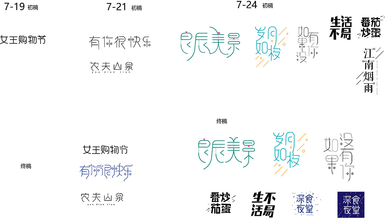 平面设计提升训练-品牌设计、字体设计