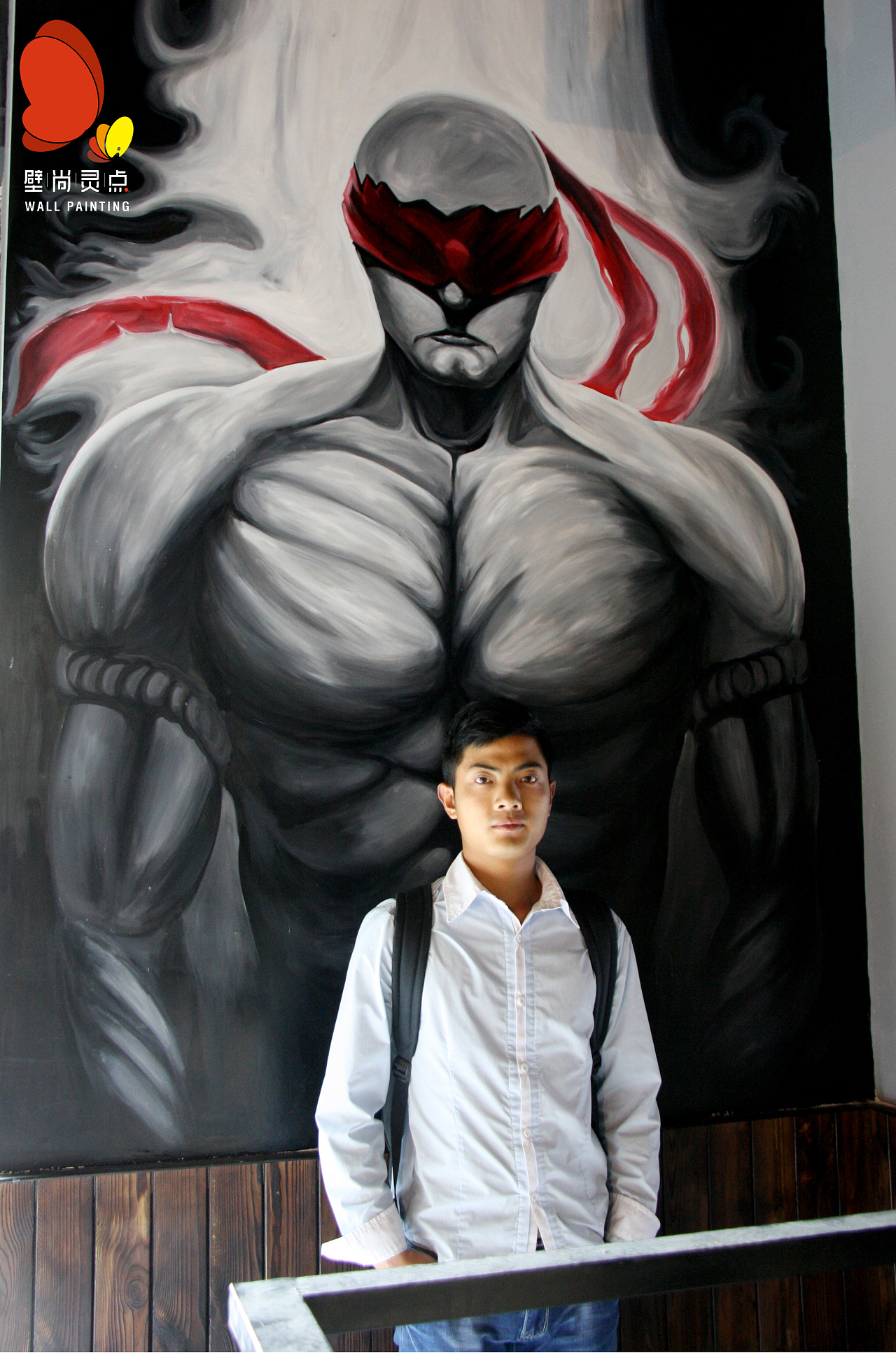 网咖 英雄联盟主题墙绘壁画