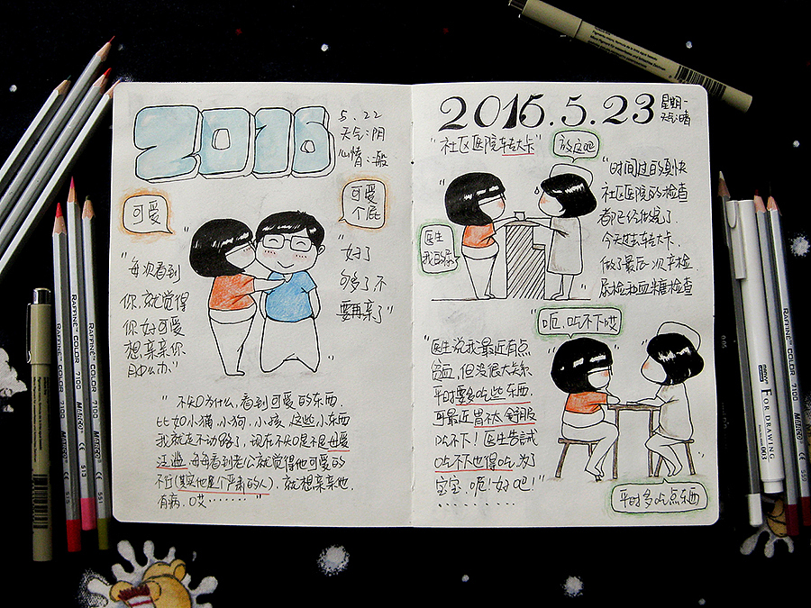 涂鸦小绘本—我的怀孕日志