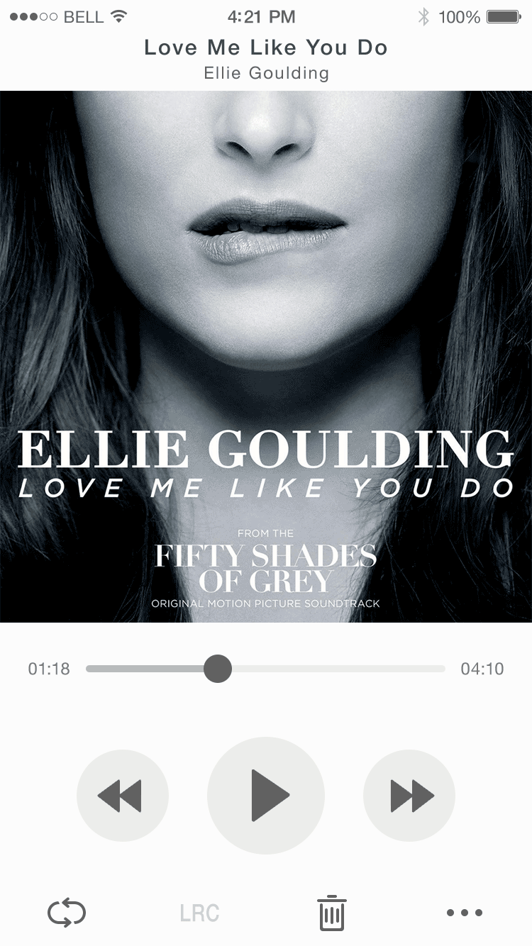 Fifty Shades Of Grey（图ZMjYxMzIzODA=） - APP界面 - 站酷设计师AlexNin原创素材 - 站酷ZCOOL