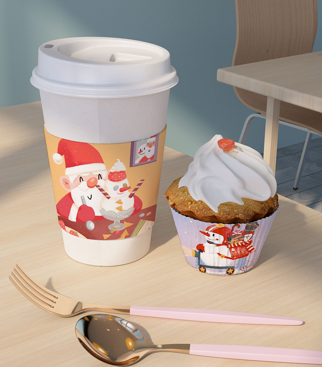 原创插画小雪人的美好时光之圣诞篇（图ZMjM1NDA0NjYw） - 商业插画 - 站酷设计师一几波妞酱原创素材 - 站酷ZCOOL