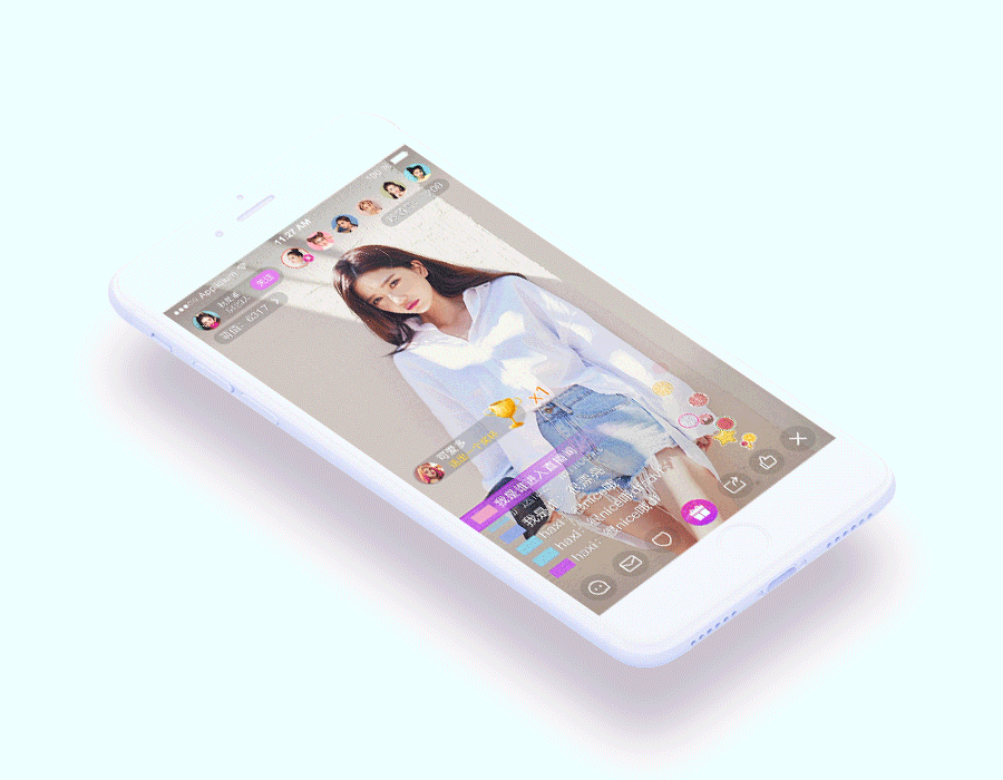 羚萌直播（图ZNzkzNTI1NDQ=） - APP界面 - 站酷设计师潜水珽原创素材 - 站酷ZCOOL