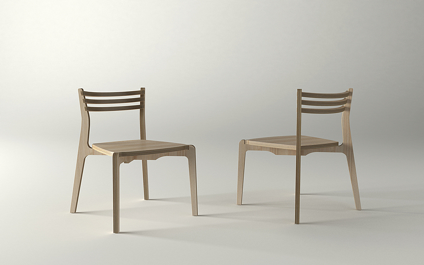 餐椅
材料:进口实木多层板