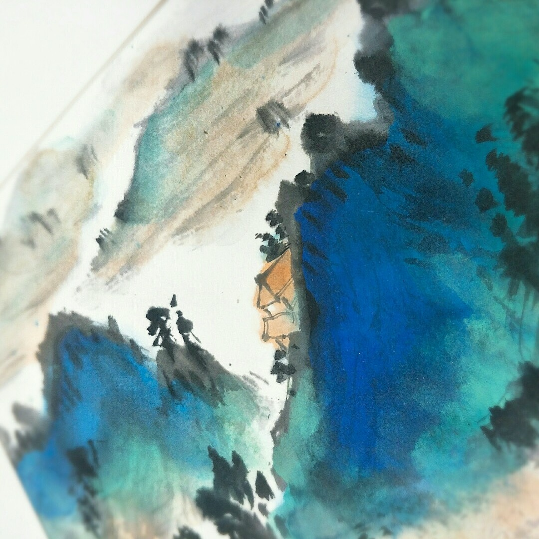 青绿山水小品 ①