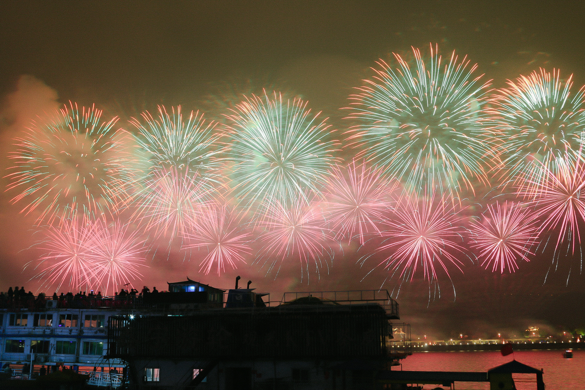 橘子洲头 夏日烟花祭