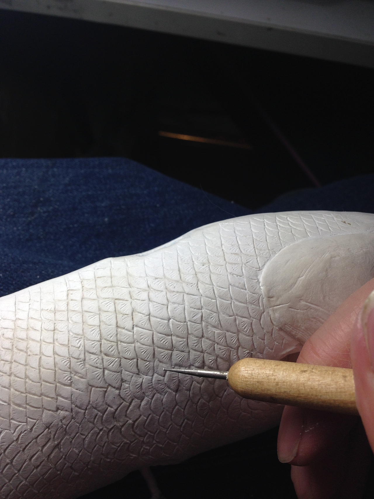 [柳叶刀工作室]腔棘鱼雕塑过程（图ZNzg2OTUxNTI=） - 手办/模玩 - 站酷设计师柳叶刀六爷原创素材 - 站酷ZCOOL