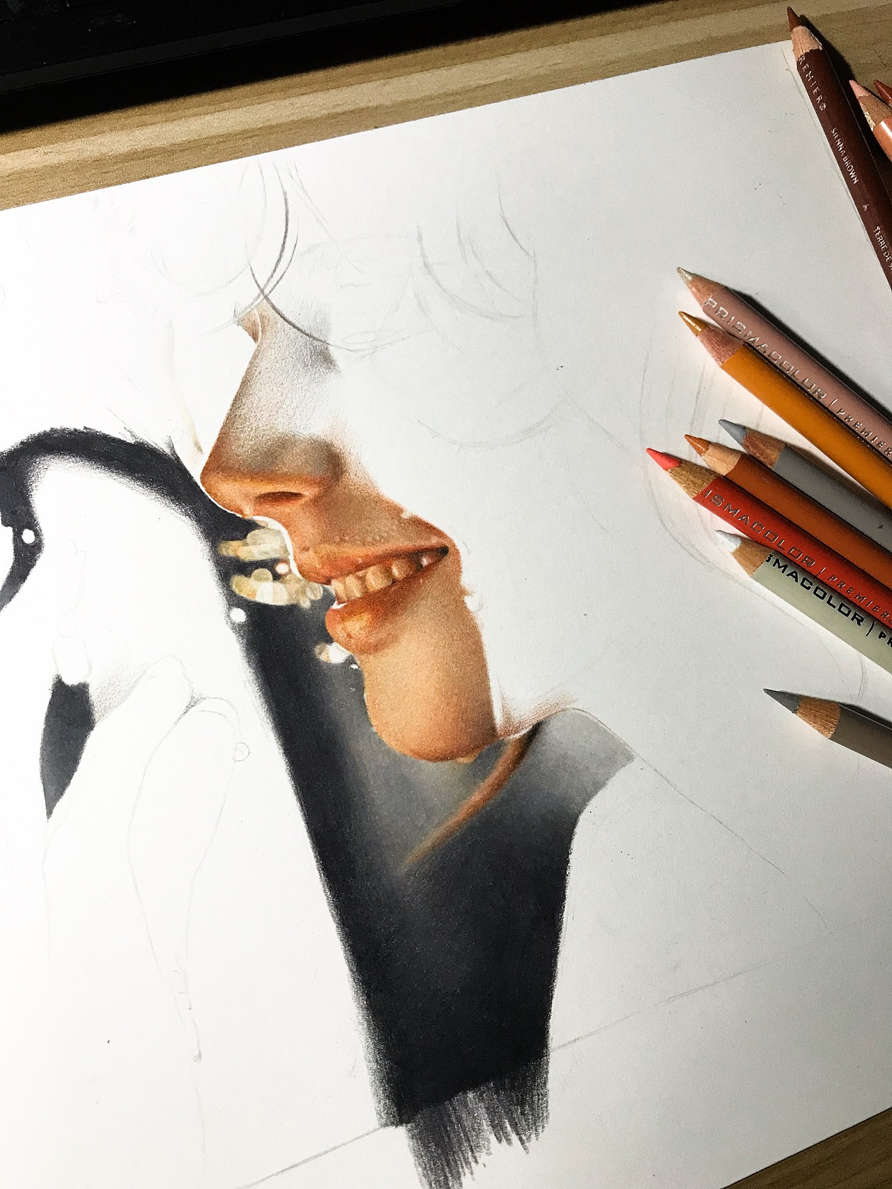 MZ彩鉛作品（圖ZMTY2ODEyOTc2） - 繪畫 - 站酷設(shè)計(jì)師MZ_先森原創(chuàng)素材 - 站酷ZCOOL