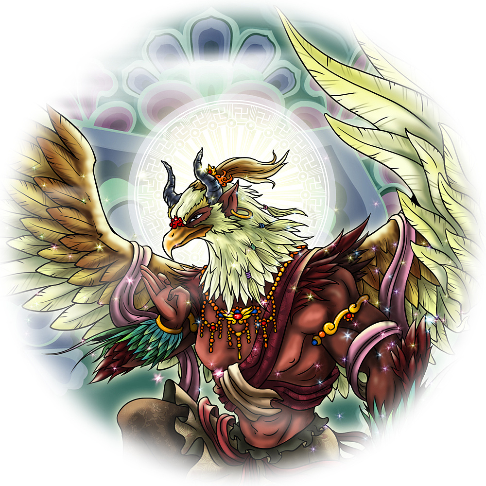 西游记人物谱八部众迦楼罗王