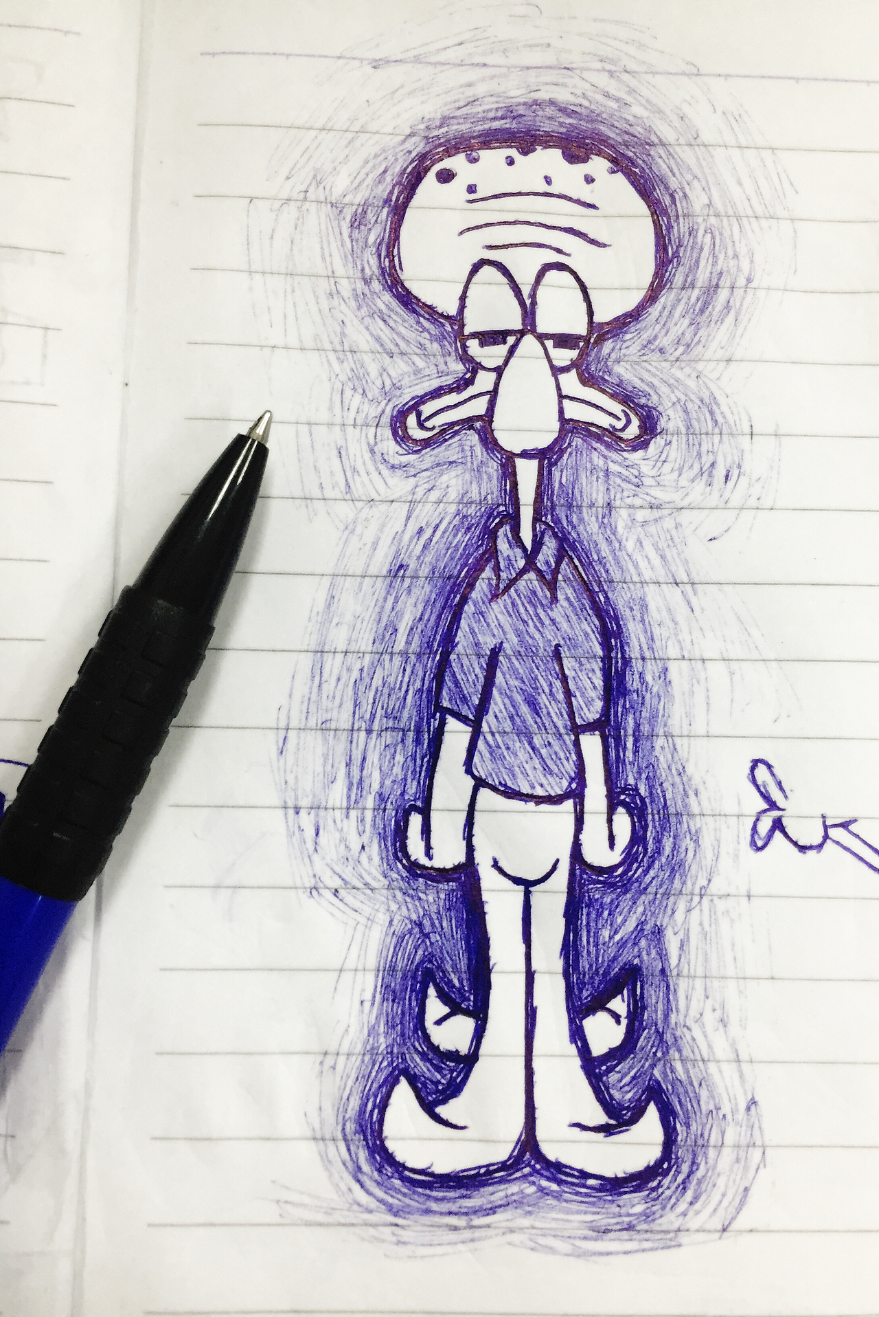 章鱼哥,大爱的眼神..