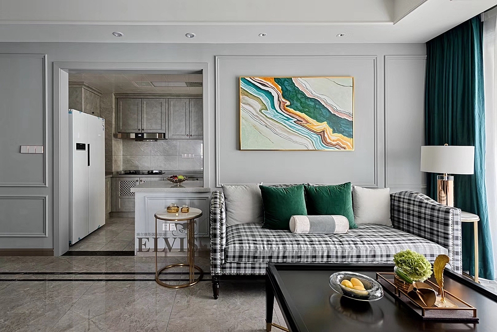 中粮鸿云装修,重庆中粮鸿云80㎡装修设计实景,兄弟装饰