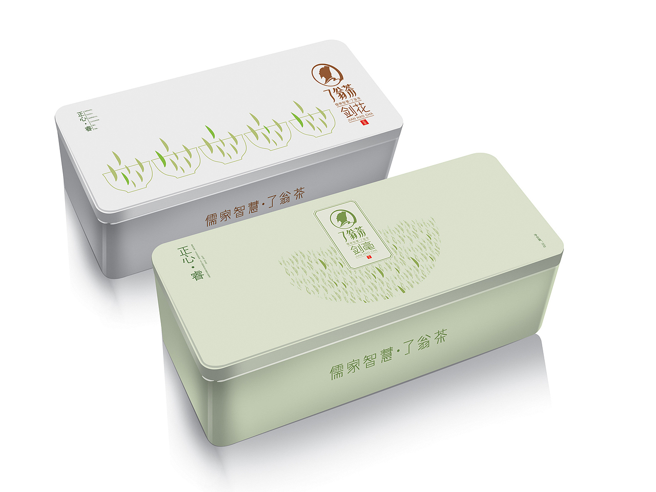 茶叶包装设计×了翁茶×绿茶×花茶（图ZNjc5NTc4Njg=） - 包装 - 站酷设计师火麒麟品牌包装原创素材 - 站酷ZCOOL