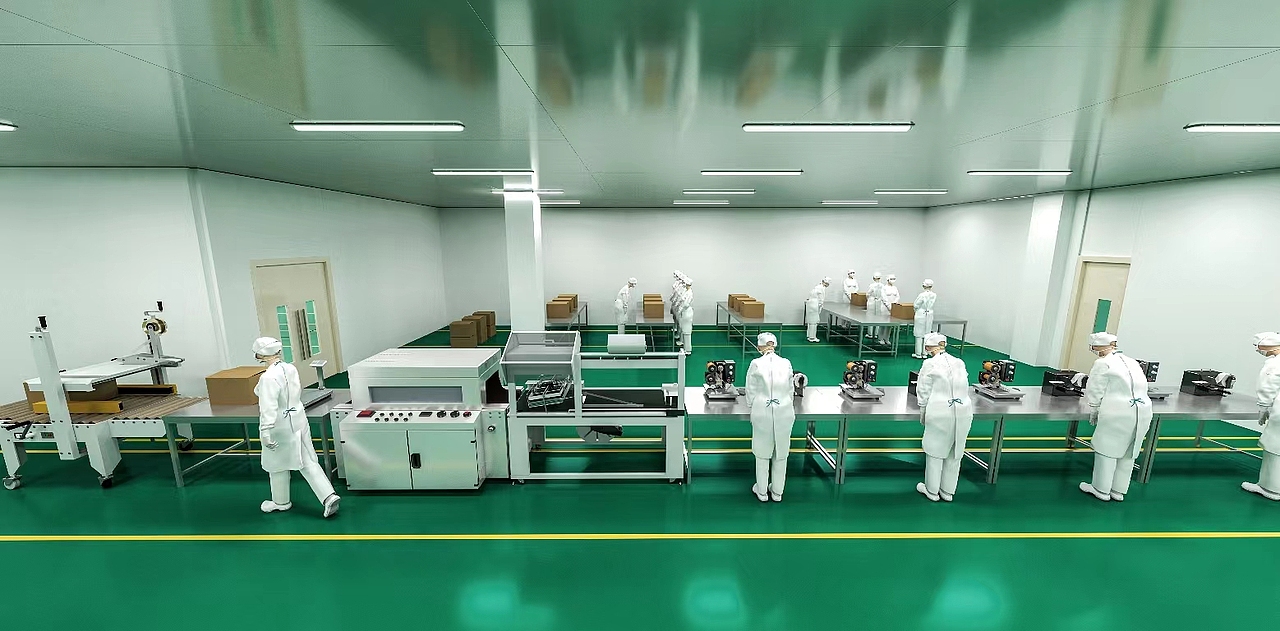 车间厂房效果图