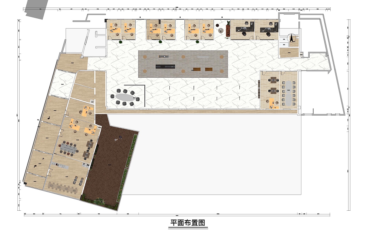 建筑艺术楼办公区改造设计