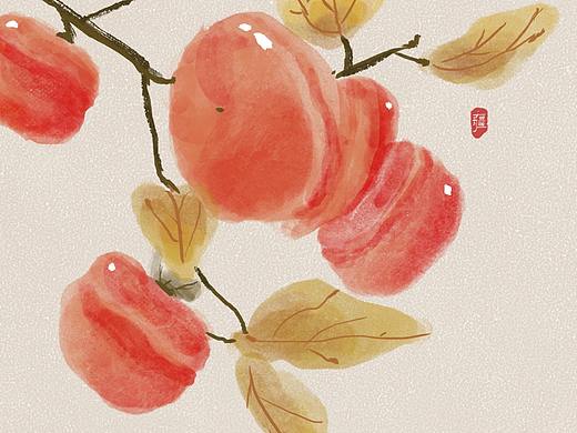 水墨画风 | 果子合集