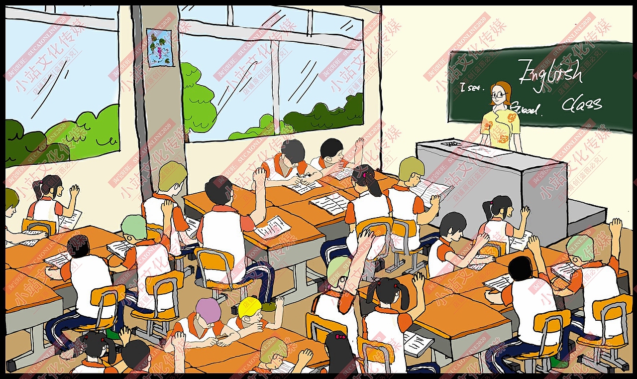中小学生电脑作品制作参赛绘画作品电脑绘画（图ZMTg3Nzc1NzAw） - 艺术插画 - 站酷设计师sucaionline2020原创素材 - 站酷ZCOOL