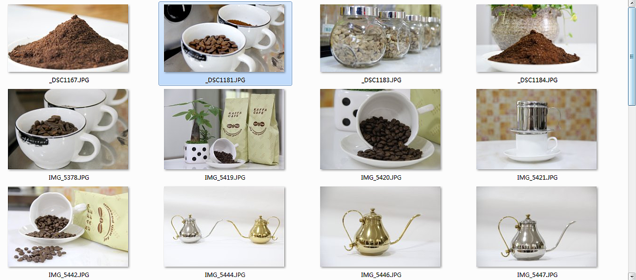 照片整理→卡法咖啡拍摄原图