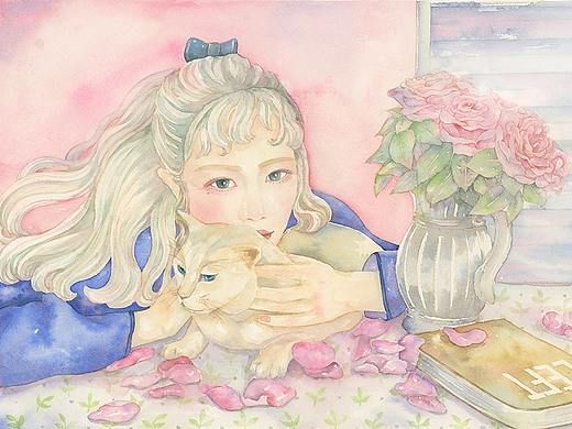 它的女孩（过程图）