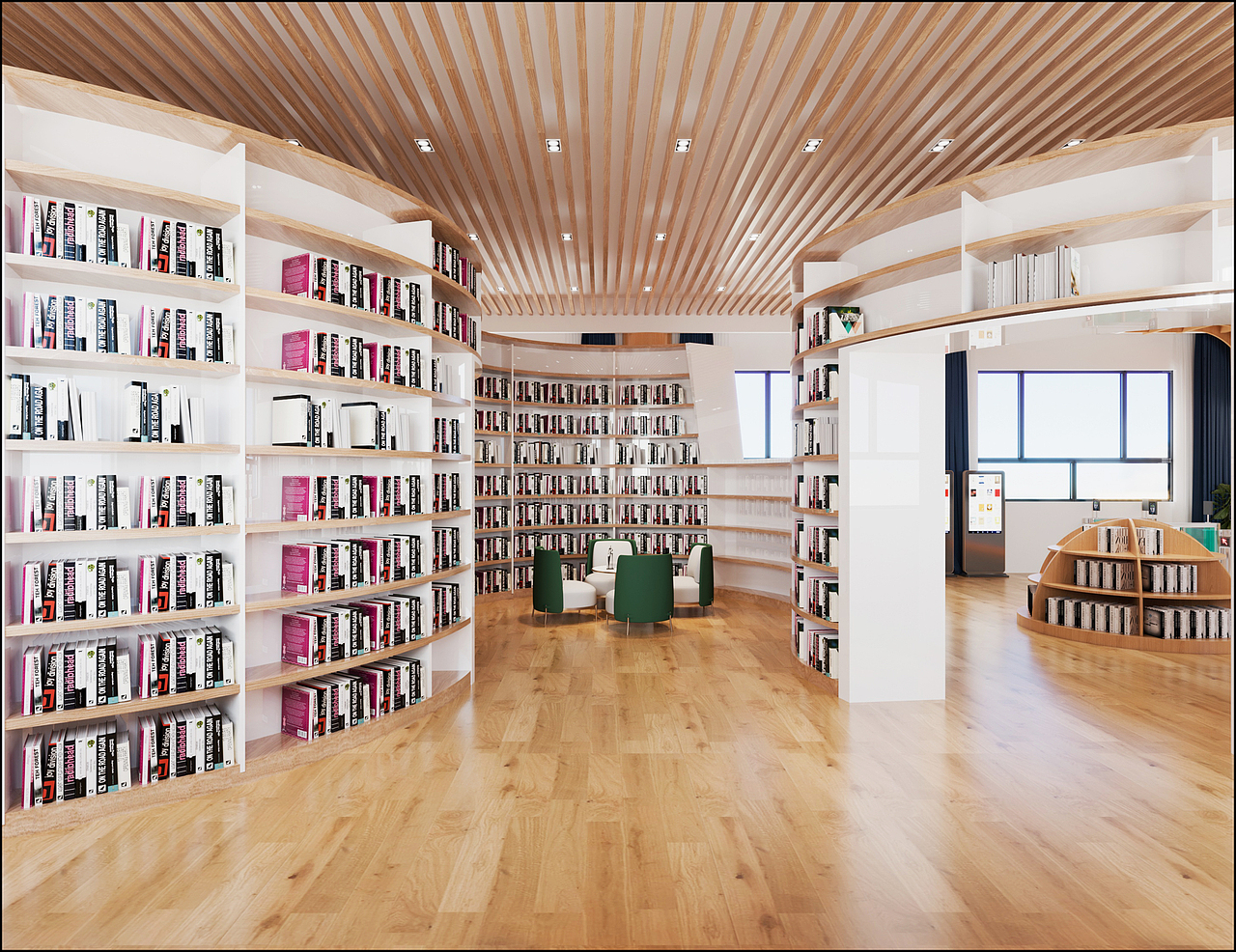 图书馆设计（图ZMjcxMzMwMjE2） - 商业空间设计 - 站酷设计师林翩翩原创素材 - 站酷ZCOOL