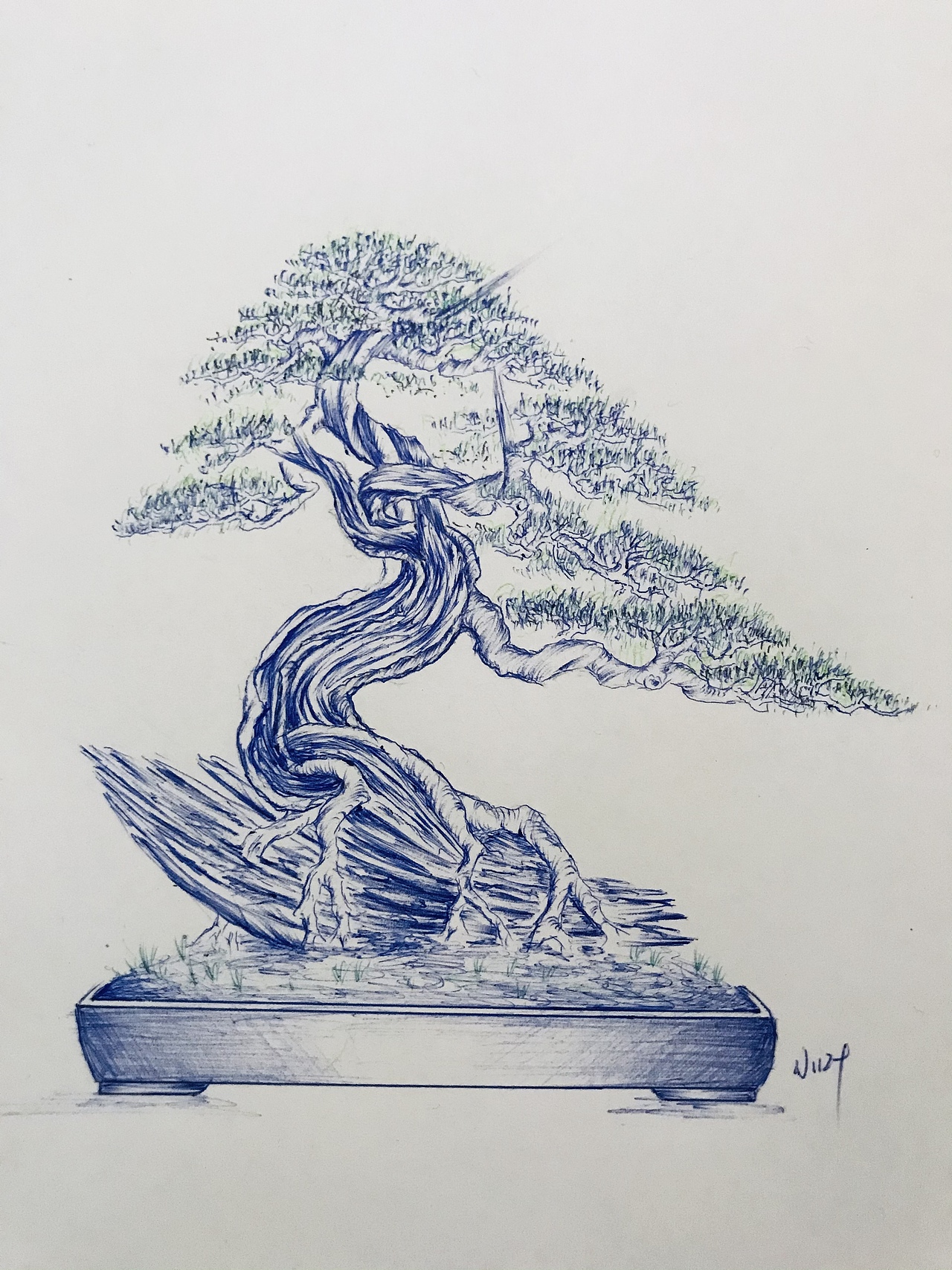 盆景（图ZMjUzMzMyMzY0） - 绘画 - 站酷设计师Z75835907原创素材 - 站酷ZCOOL