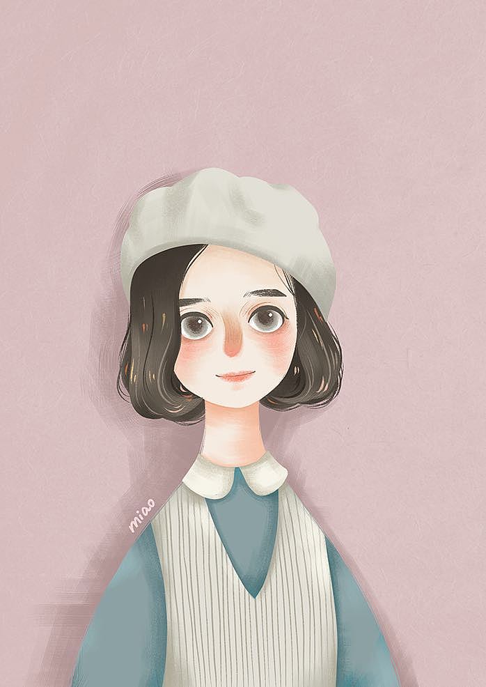 人物头像插画（图ZOTAzNjk1OTI=） - 单幅漫画 - 站酷设计师七里海岸原创素材 - 站酷ZCOOL