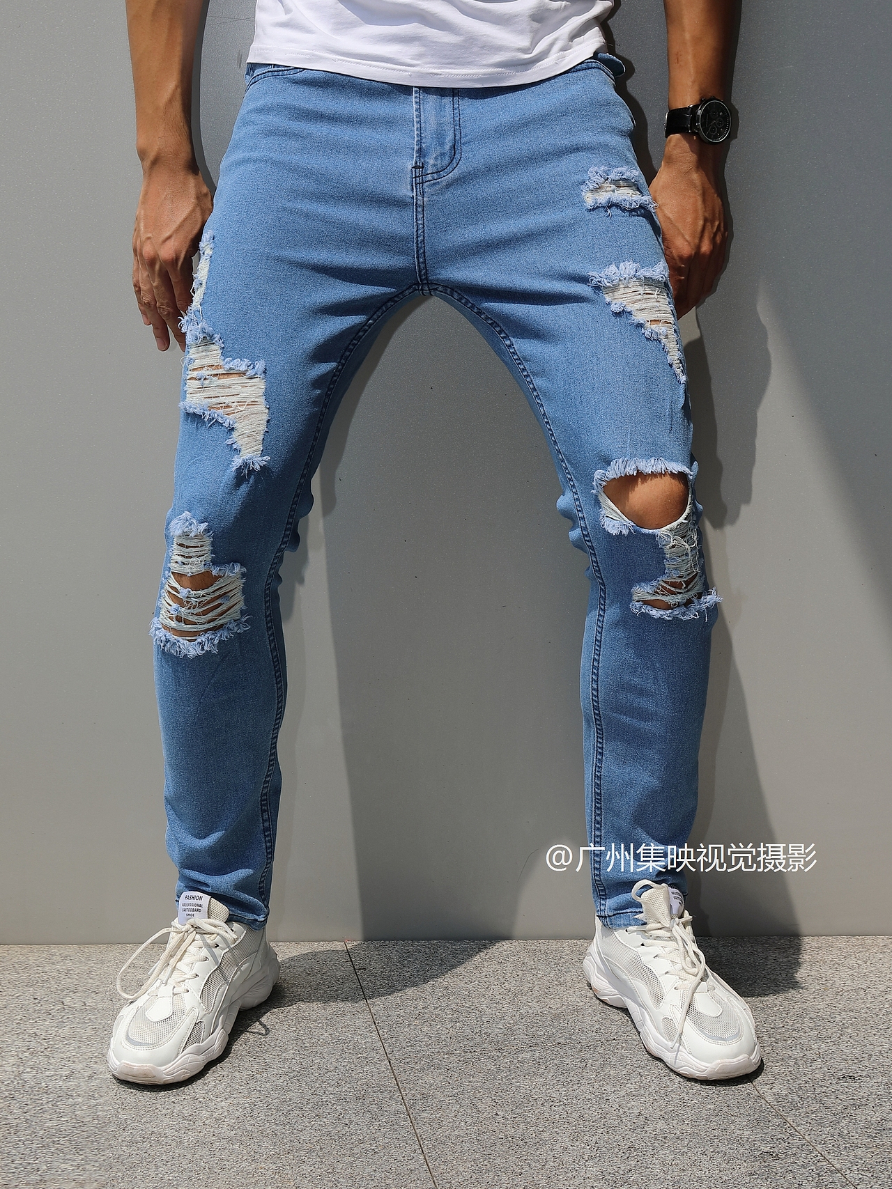 欧美男装摄影 外贸牛仔裤拍摄 模特拍照 电商网拍服务（图ZMjgwMTIxNzc2） - 产品摄影 - 站酷设计师广州集映视觉摄影原创素材 - 站酷ZCOOL