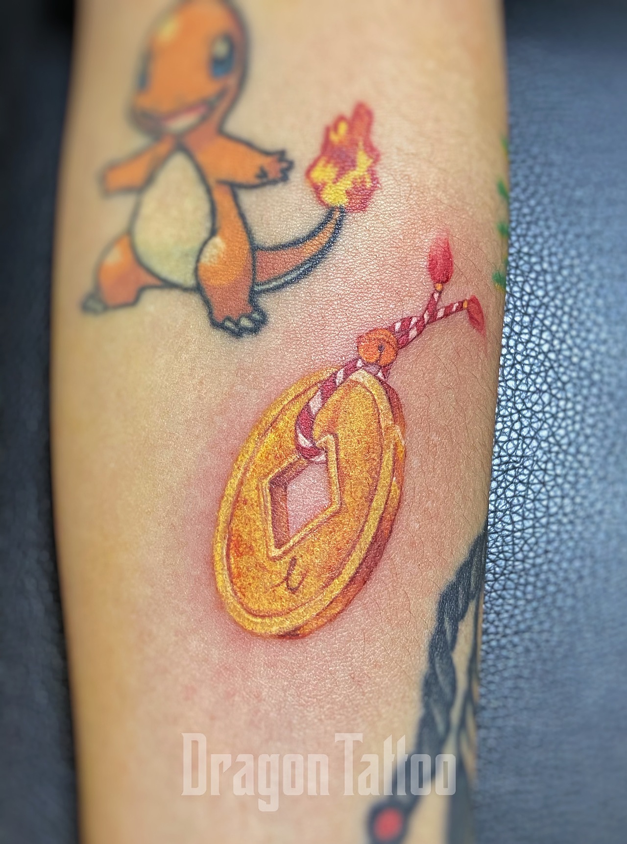 金币纹身 金钱纹身