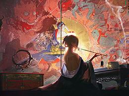 夜雨青灯话画狐_棋