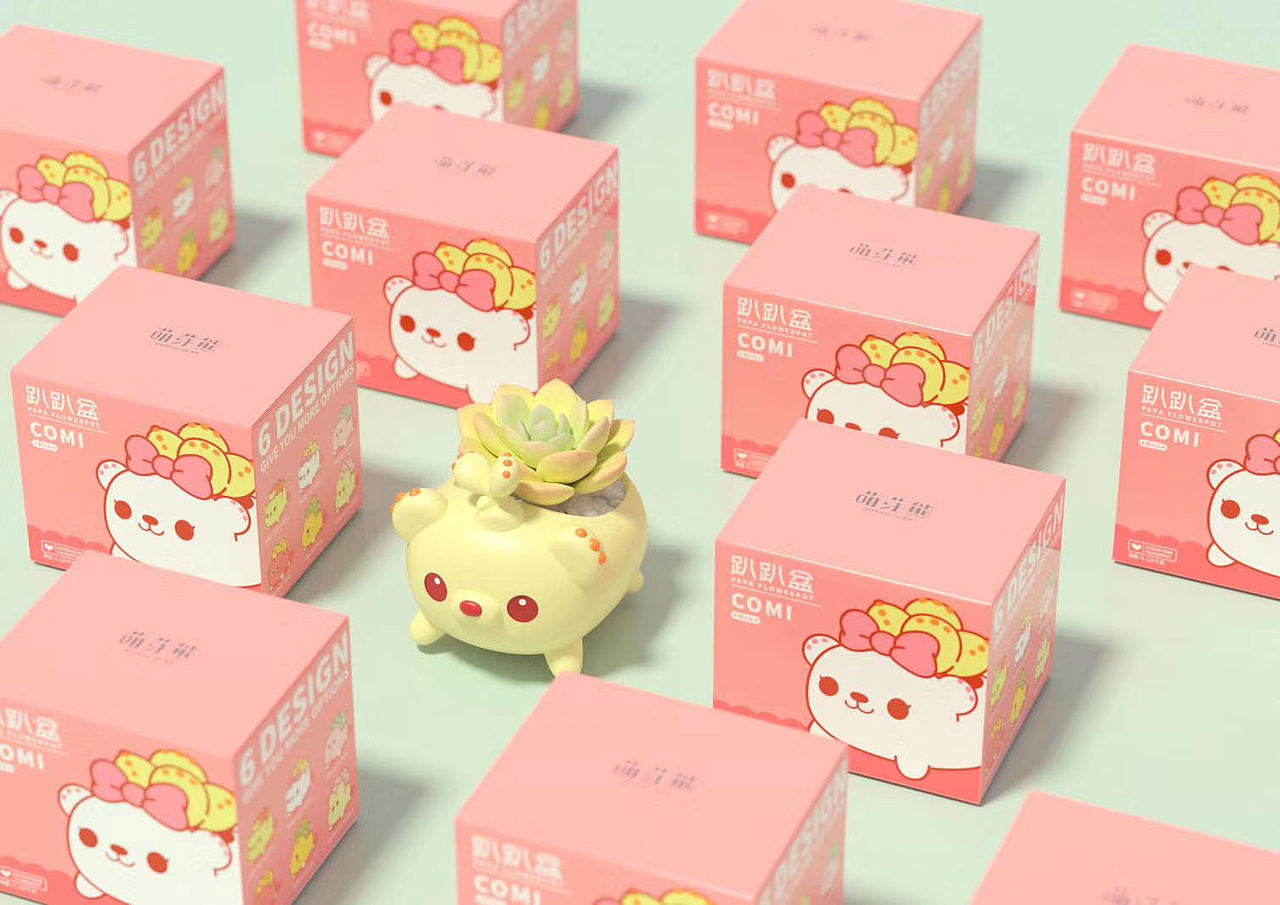 萌芽熊授权正版趴趴盆设计分享