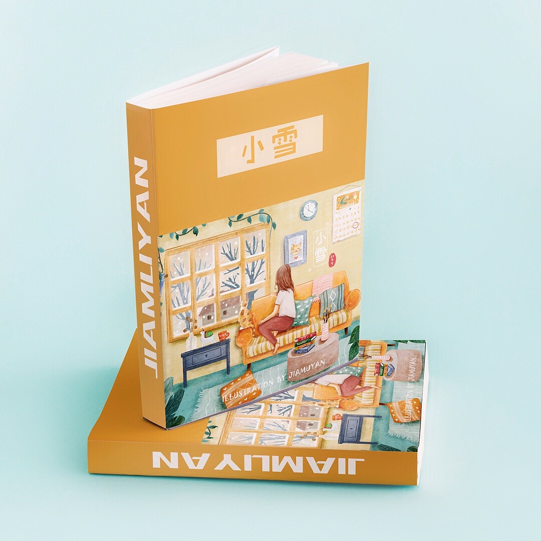 节气—小雪（图ZMTg2MDg3OTQ0） - 商业插画 - 站酷设计师JiaMuYan原创素材 - 站酷ZCOOL