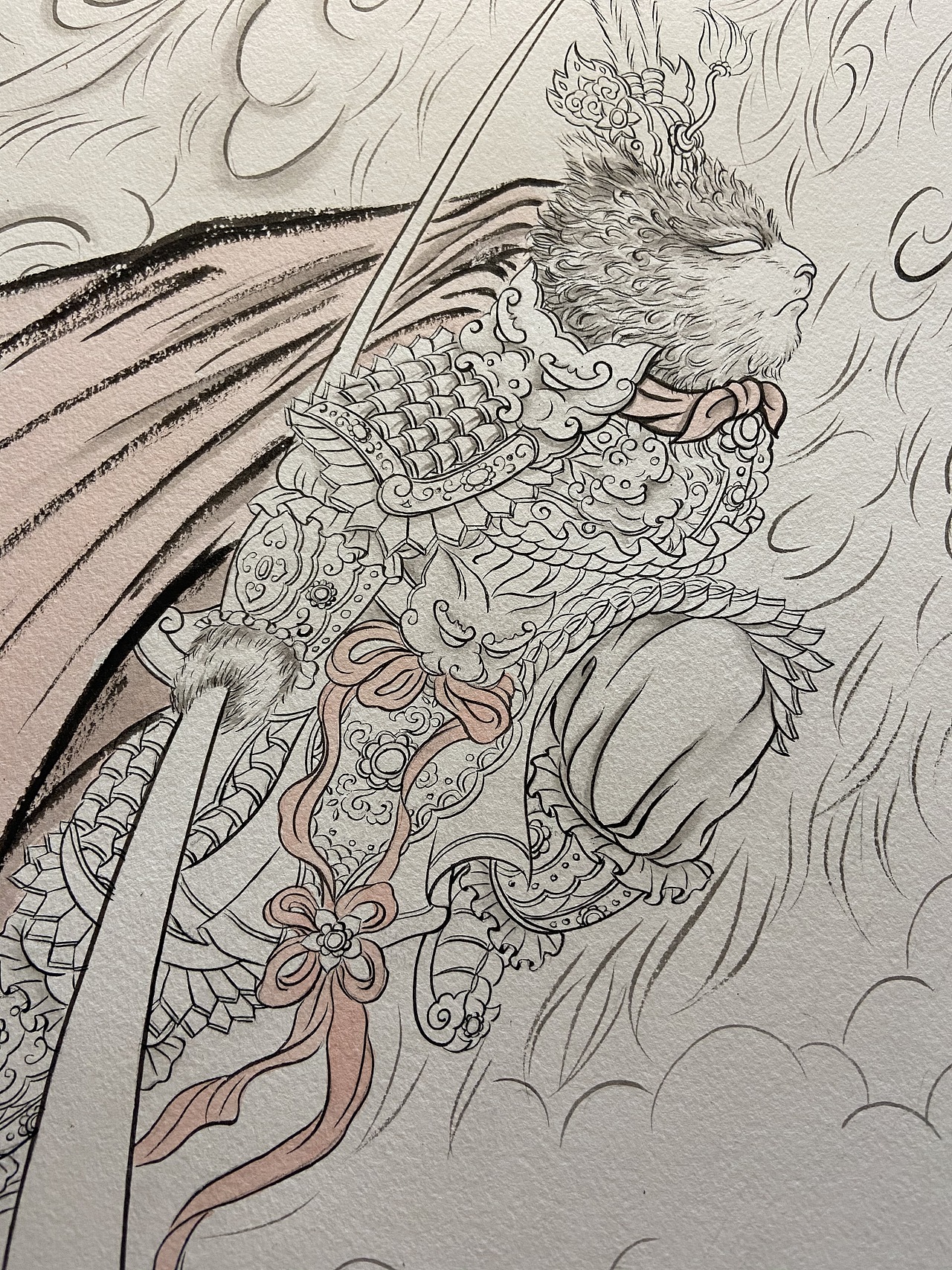 仙猫狸将之猫侯-悟空（图ZMzM5NzIzODky） - 艺术插画 - 站酷设计师晓晓村长原创素材 - 站酷ZCOOL