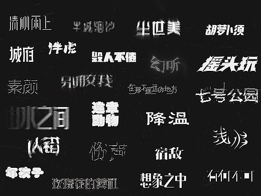 字体/海报设计&许嵩VAE
