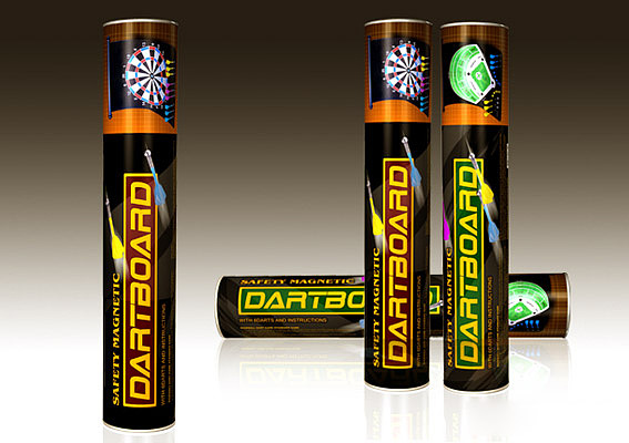 DARTBOARD 挂毯式飞镖包装盒设计、儿童玩具包装设计、玩具包装盒设计公司、上海玩具包装设计