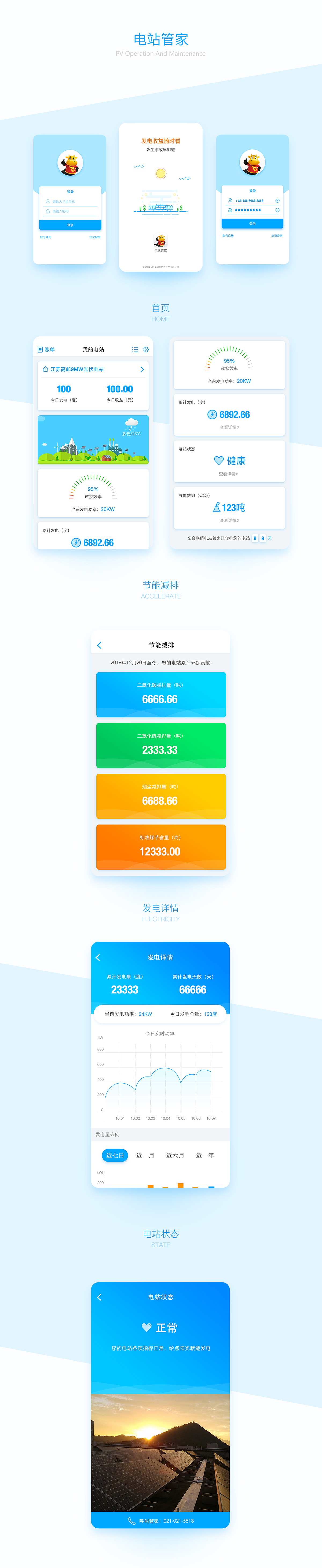 电站运维管理（图ZNjcwMzIwOTI=） - APP界面 - 站酷设计师丶Nick原创素材 - 站酷ZCOOL