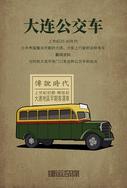 捷运奇缘-我的大连公交车记忆全图