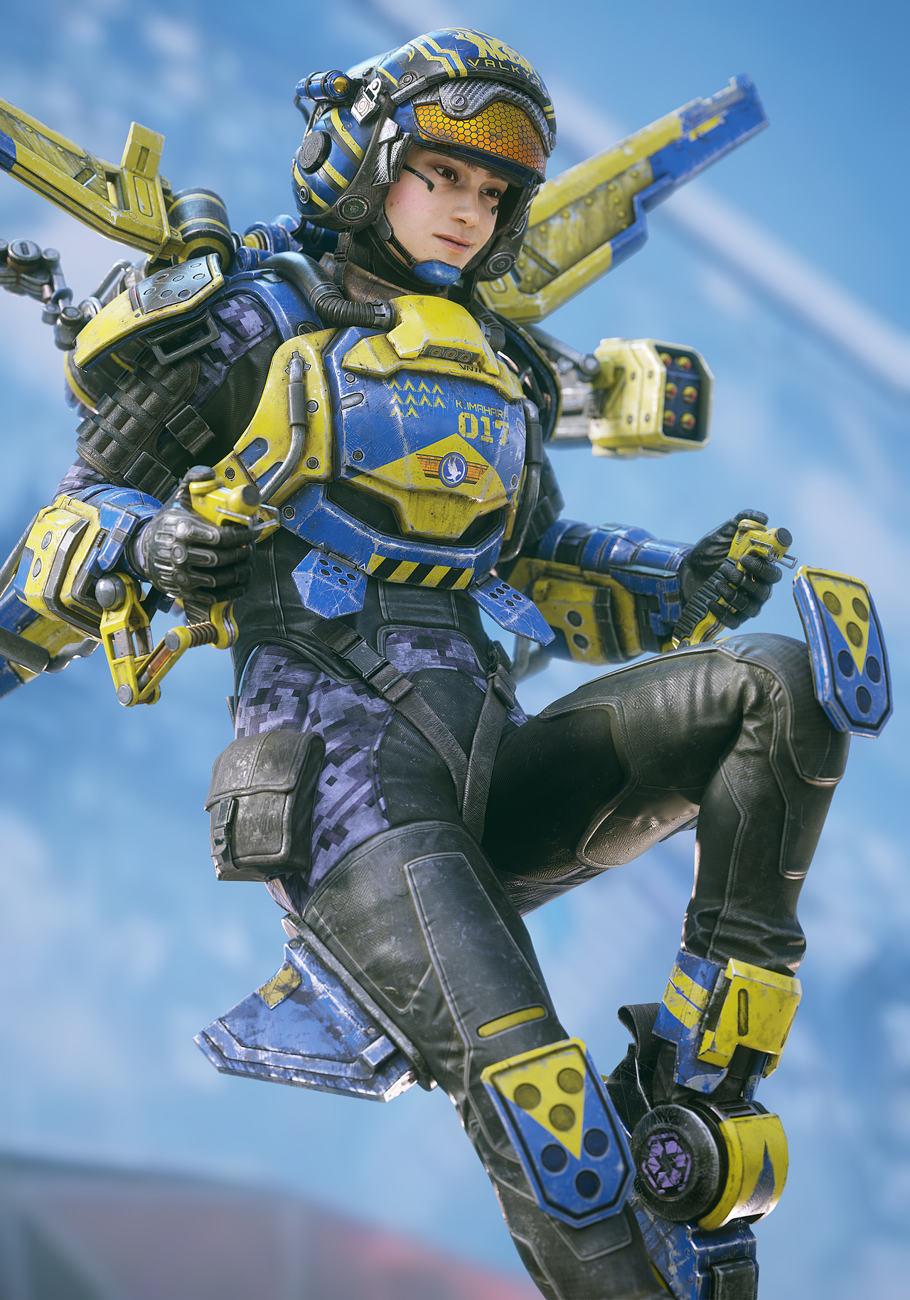 【apex英雄】赤核学员次世代建模,超精细还原瓦尔基里