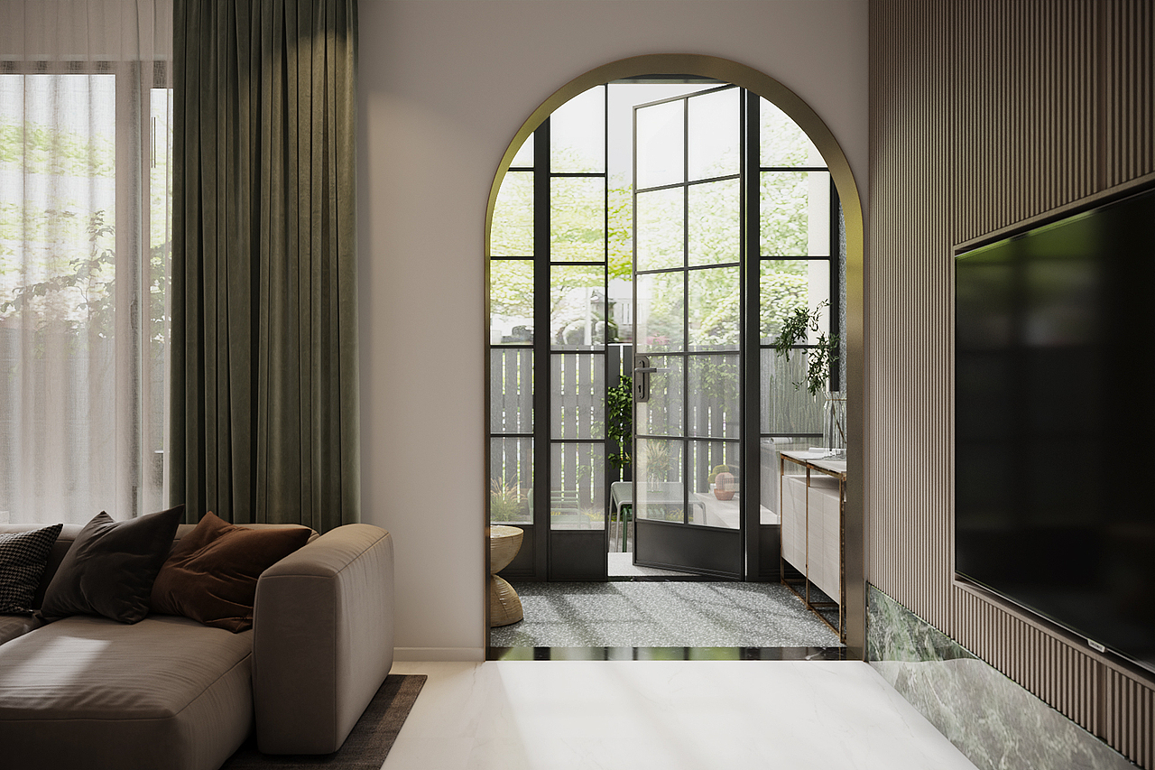 联排别墅|坐标启东|350平|轻奢（图ZMjkzOTIxNzk2） - 家装设计 - 站酷设计师壹山半空间设计原创素材 - 站酷ZCOOL