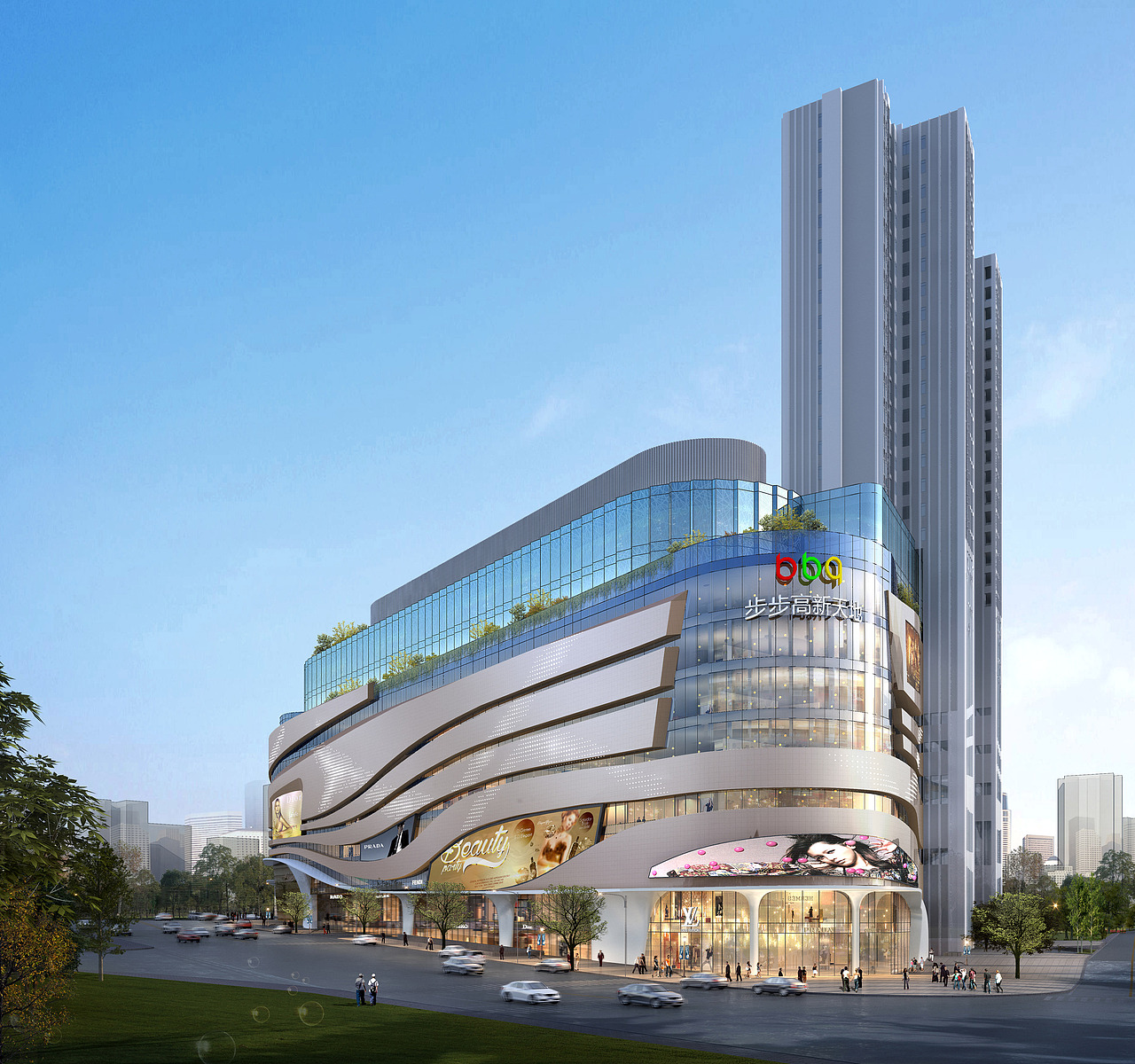 湖南省岳阳商业建筑设计