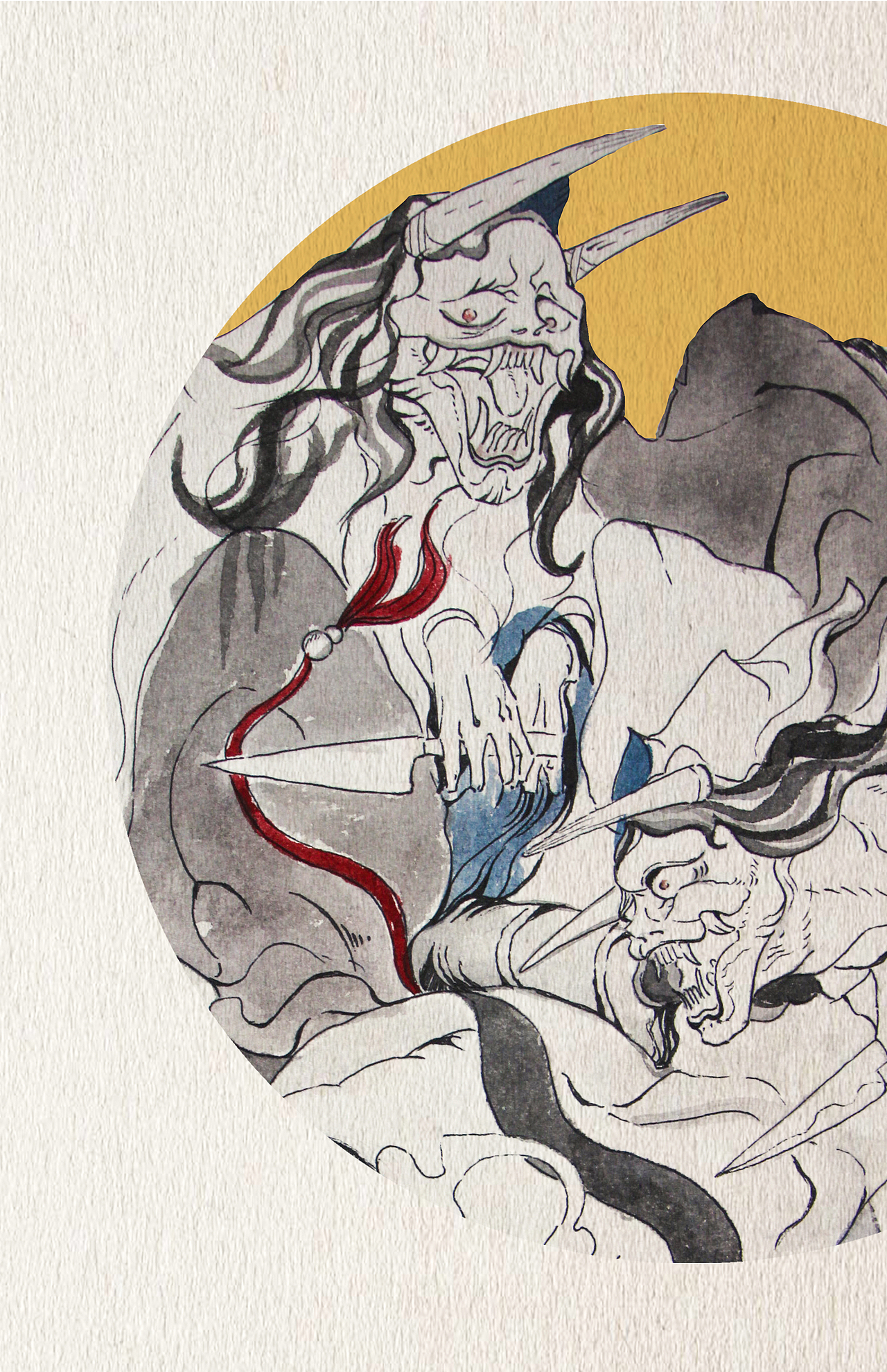 观山海（图ZMTYyMjk2ODQ0） - 商业插画 - 站酷设计师张大肩原创素材 - 站酷ZCOOL